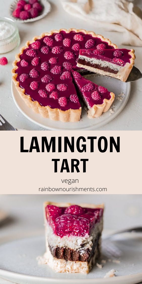 Vegan Lamington Tart