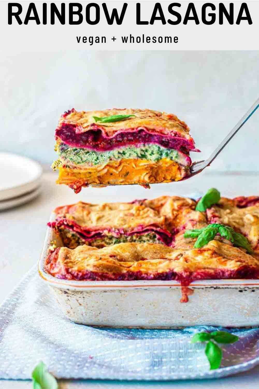 Vegan Rainbow Lasagne