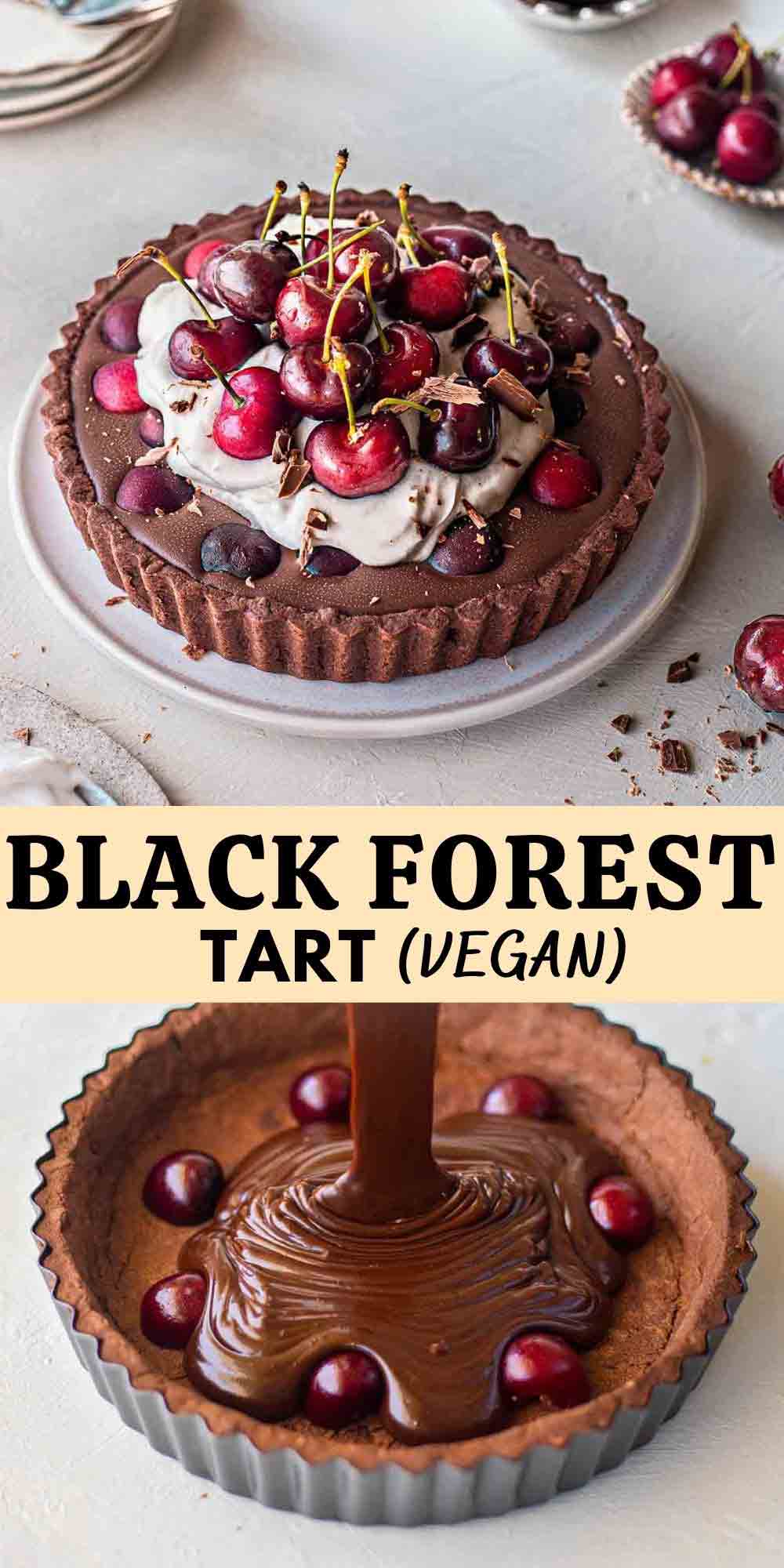 Vegan Black Forest Tart