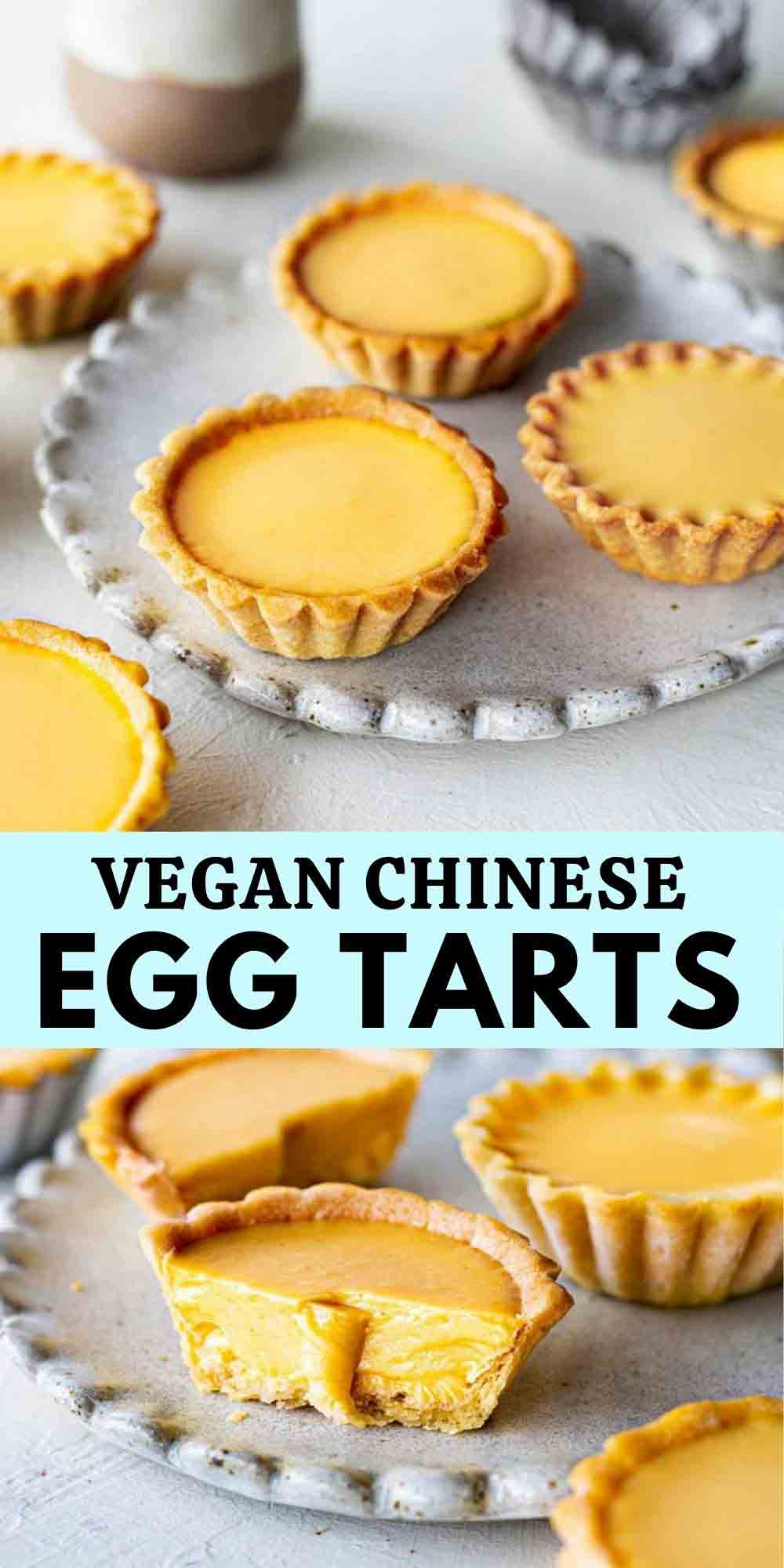 Vegan Egg Tarts (Hong Kong style)