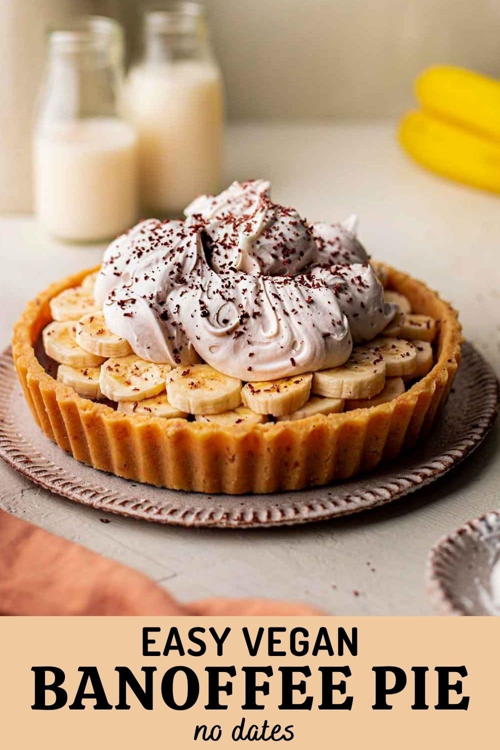 Vegan Banoffee Pie