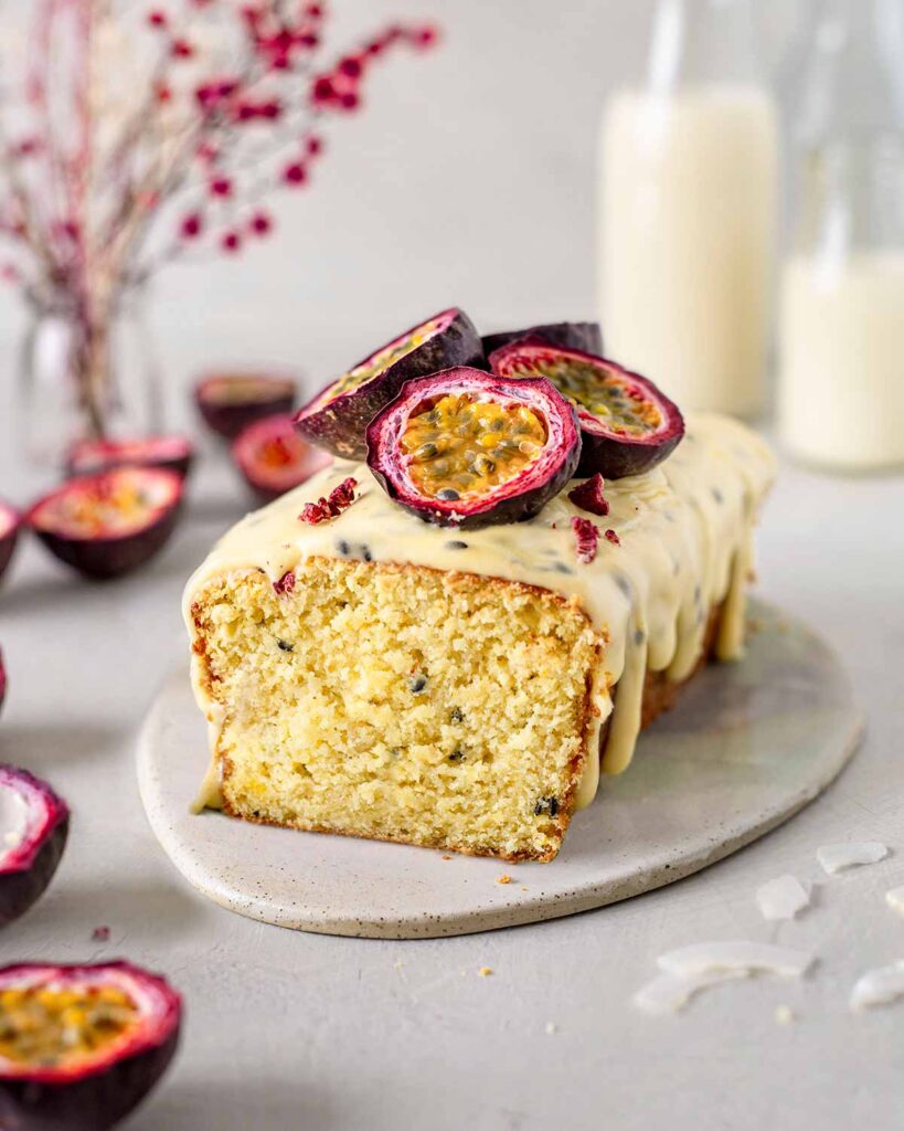 Easy Vegan Passionfruit Cake Rainbow Nourishments