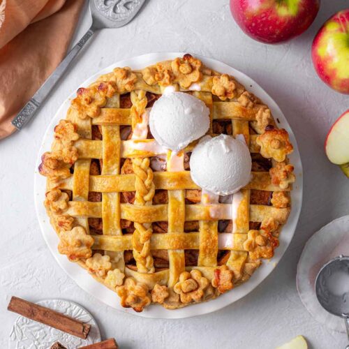 Vegan Apple Tart - Rainbow Nourishments
