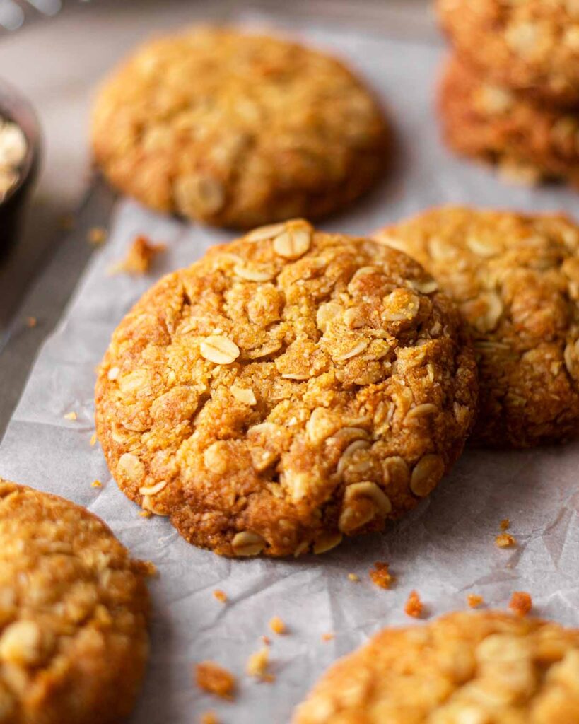 Vegan Anzac Biscuits - Rainbow Nourishments